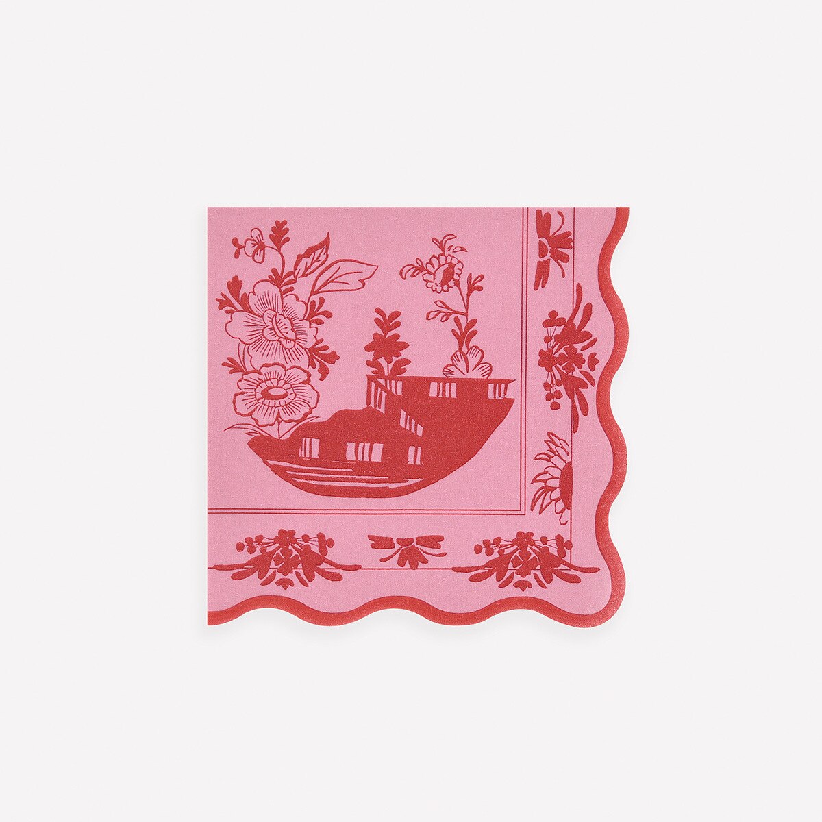 Tovaglioli carta Grandi Vintage Rosso (x16)