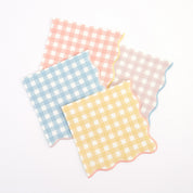 Tovaglioli carta Piccoli Quadretti (x20)