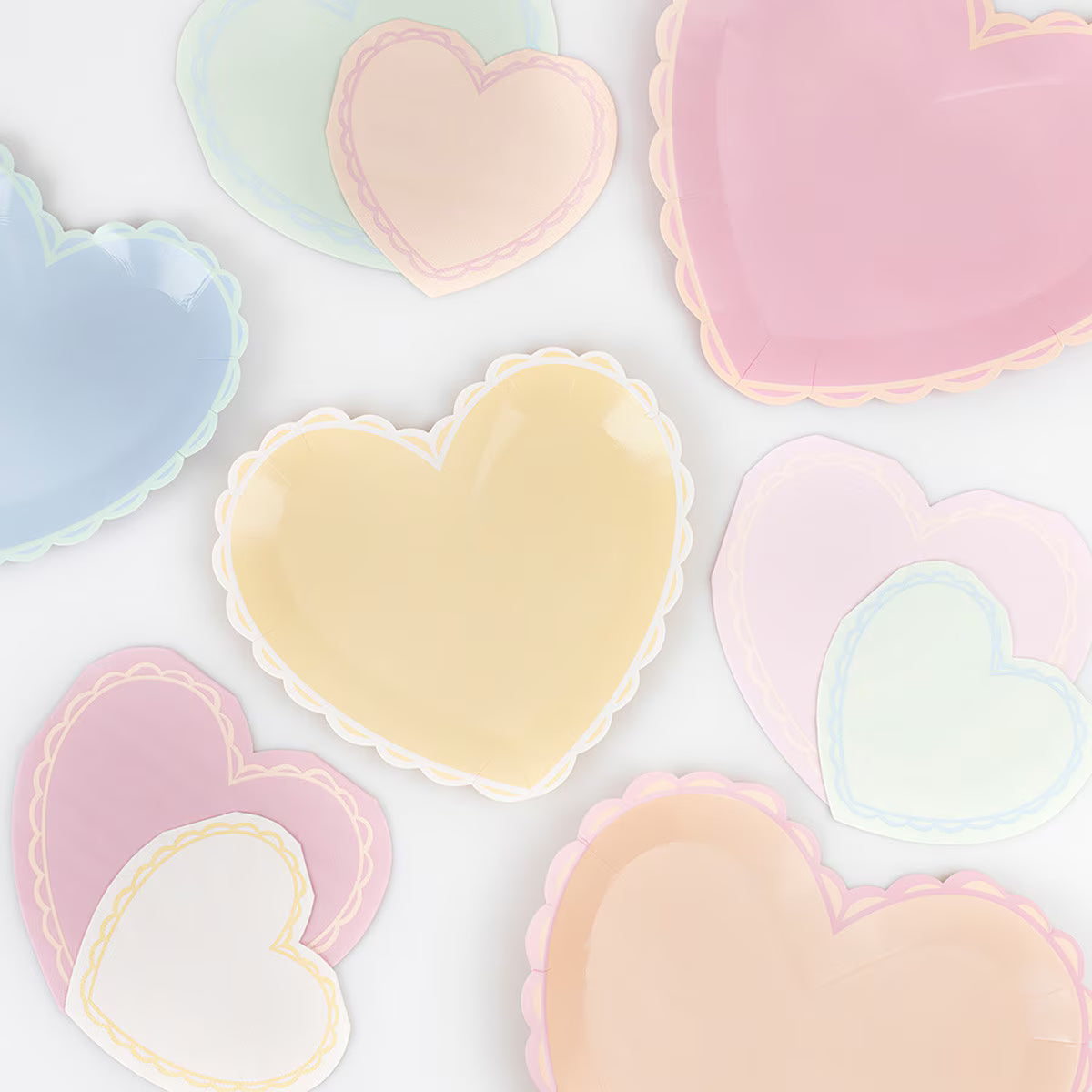 Tovaglioli piccoli a cuore (x16)