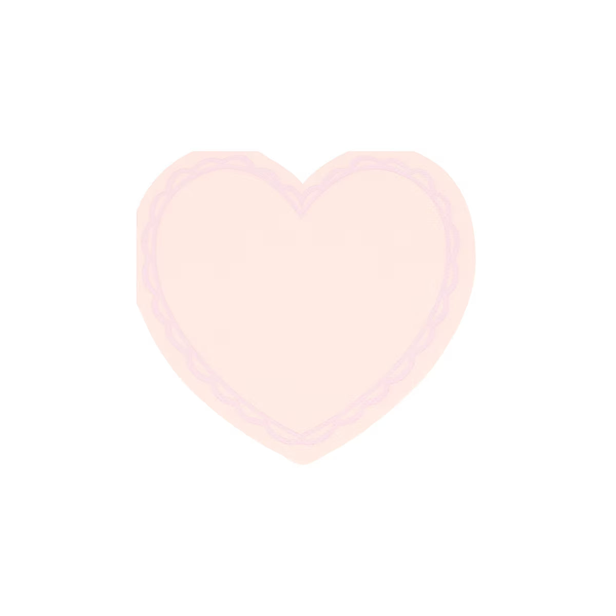 Tovaglioli piccoli a cuore (x16)