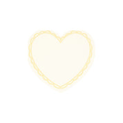 Tovaglioli piccoli a cuore (x16)