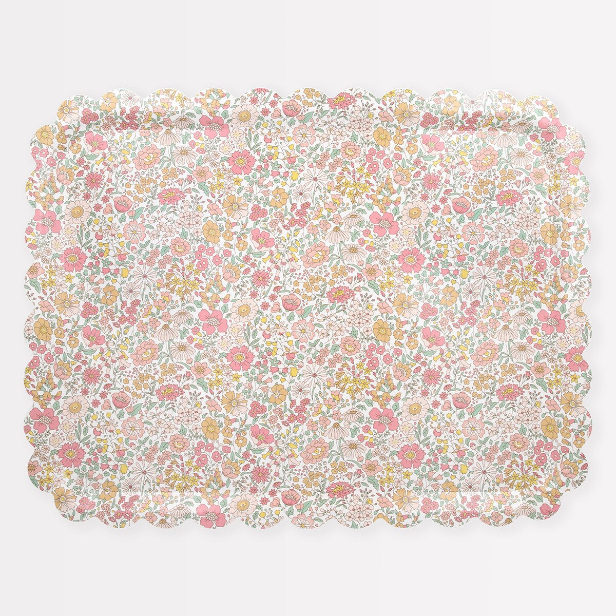 Vassoio Liberty Fiori Rosa
