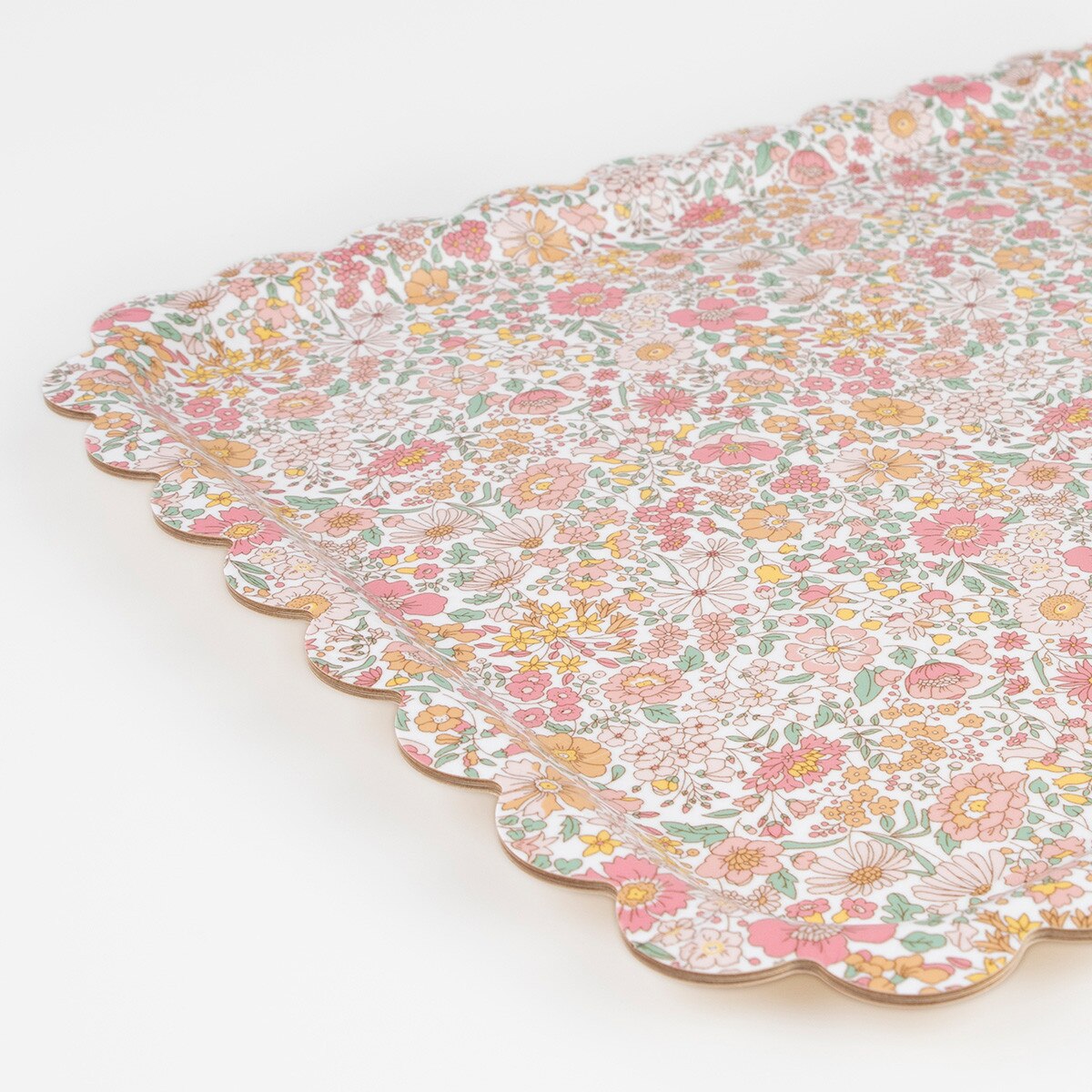 Vassoio Liberty Fiori Rosa