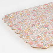 Vassoio Liberty Fiori Rosa