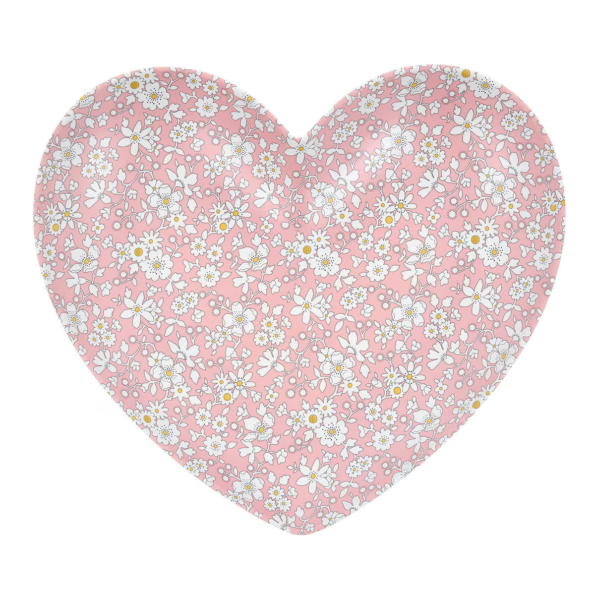 Set misto di piatti riutilizzabili a forma di cuore  Liberty