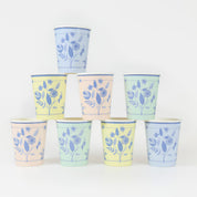Bicchieri Vintage Pastello (x8)