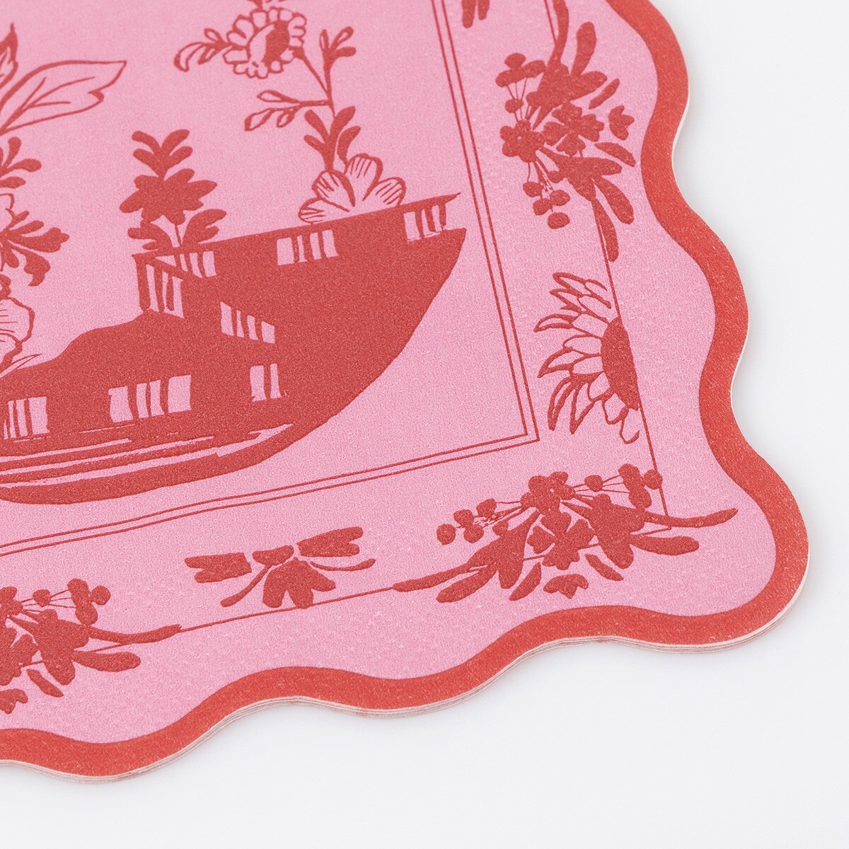 Tovaglioli carta Grandi Vintage Rosso (x16)
