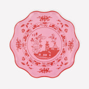 Piatti carta Vintage Rosso (x8)