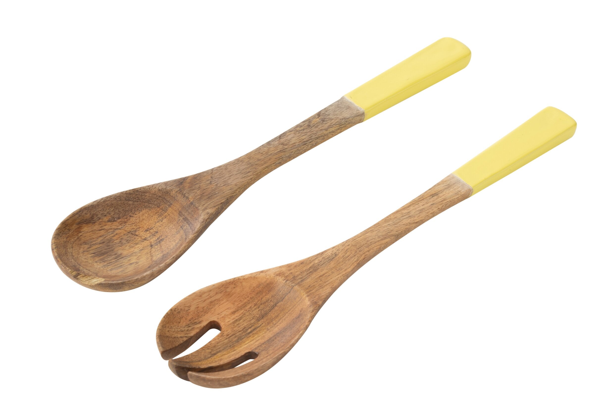 Set 2 Mestoli Per Insalata Legno Di Mango