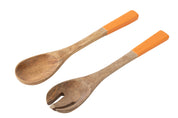 Set 2 Mestoli Per Insalata Legno Di Mango