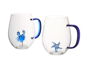 Tazza con Stella marina in vetro