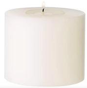 Candela permanente (altezza 7 cm, ø 8 cm), bianco