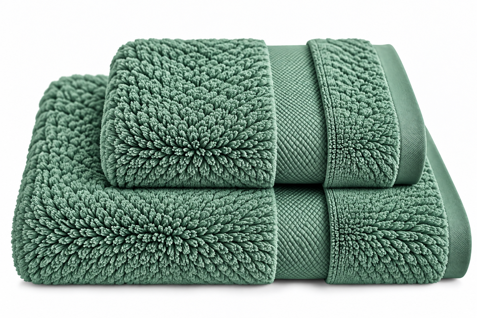 Coppia asciugamani spugna Tinta unita