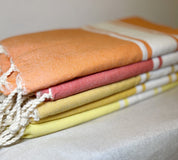 Telo Mare Fouta Classic Giallo