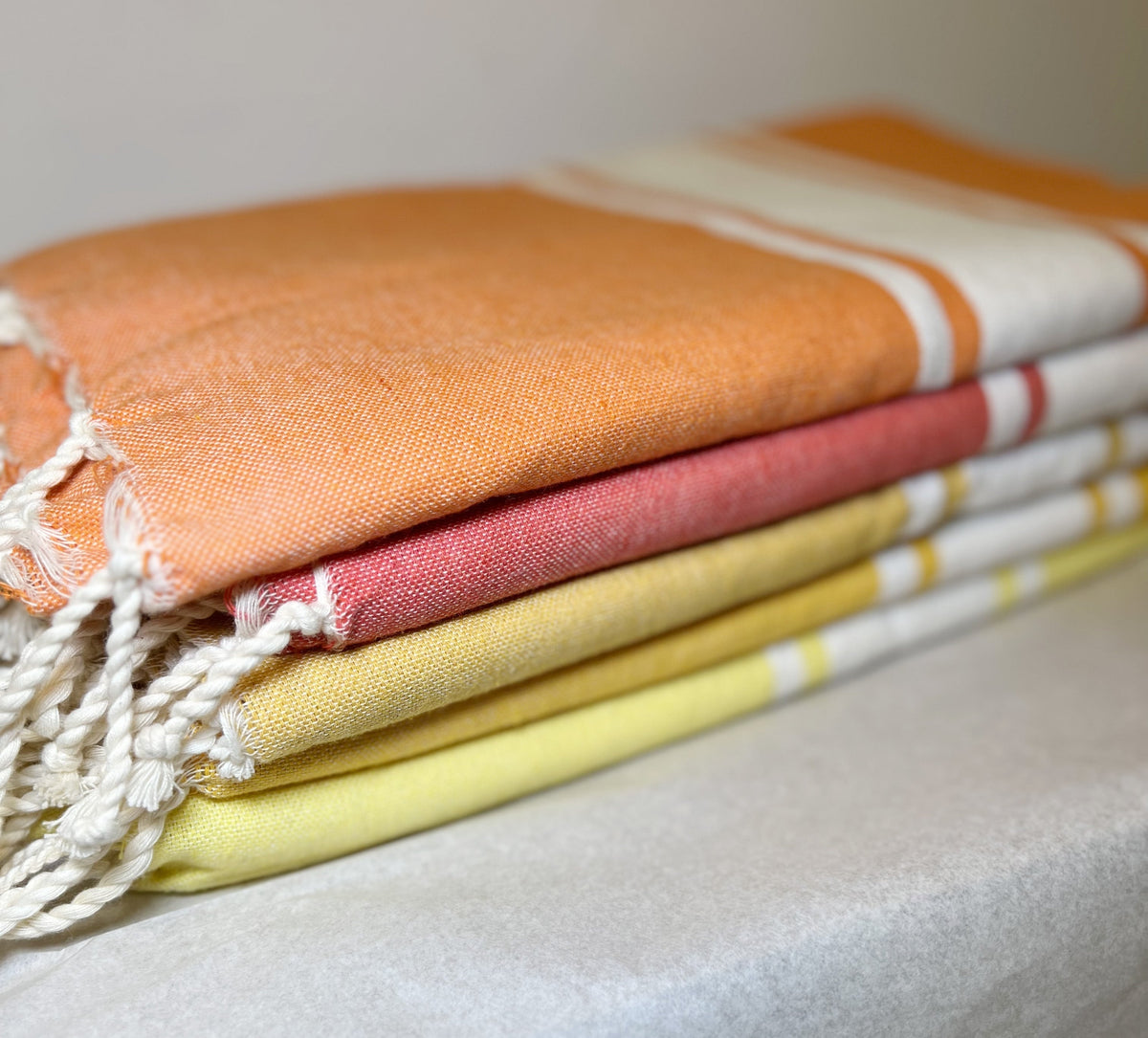 Telo Mare Fouta Classic Giallo