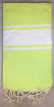 Telo Mare Fouta Classic Verde Fluo