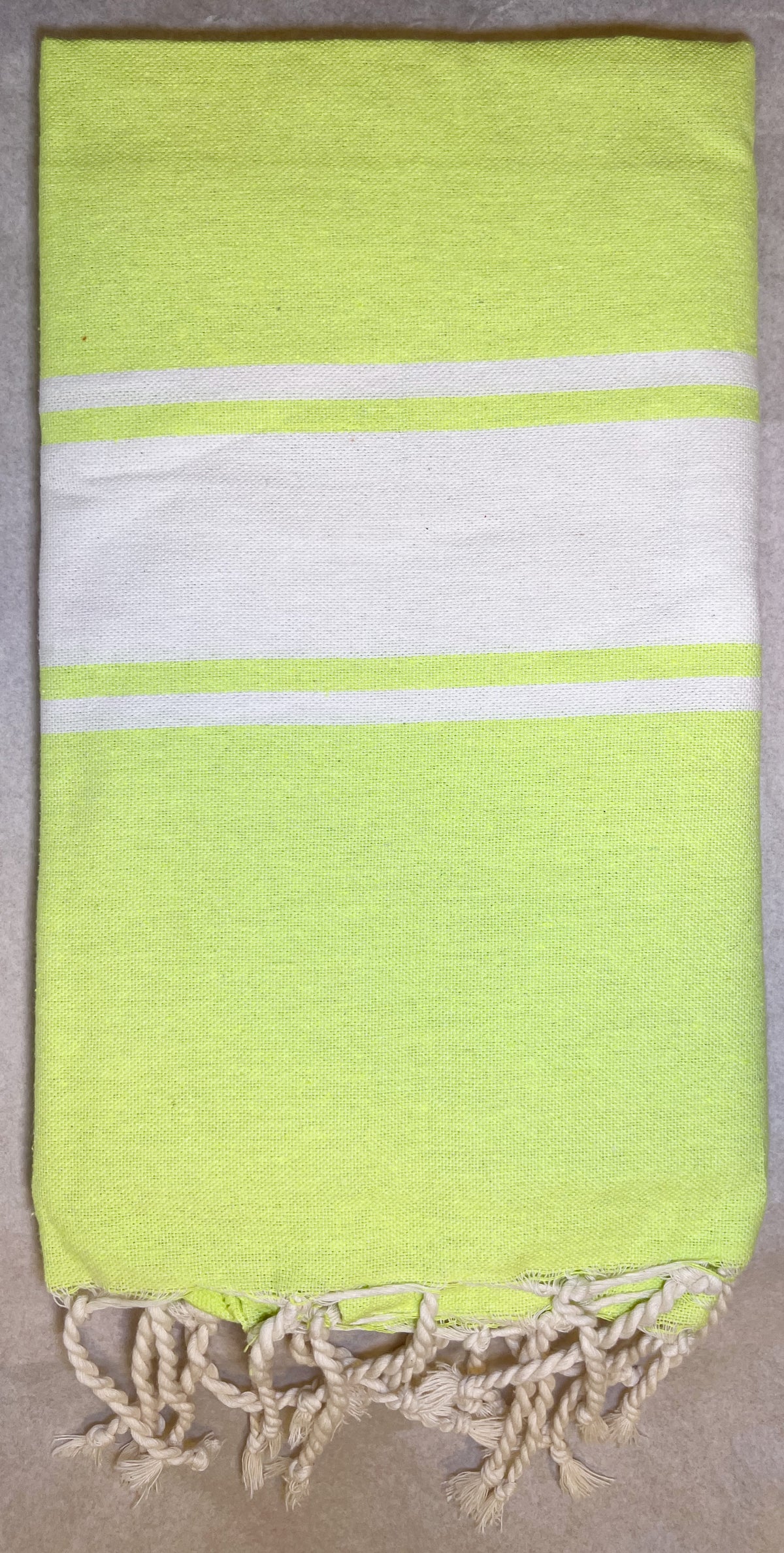 Telo Mare Fouta Classic Verde Fluo