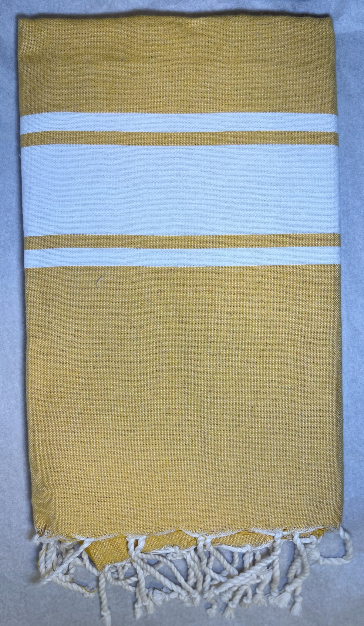 Telo Mare Fouta Classic Giallo Ocra