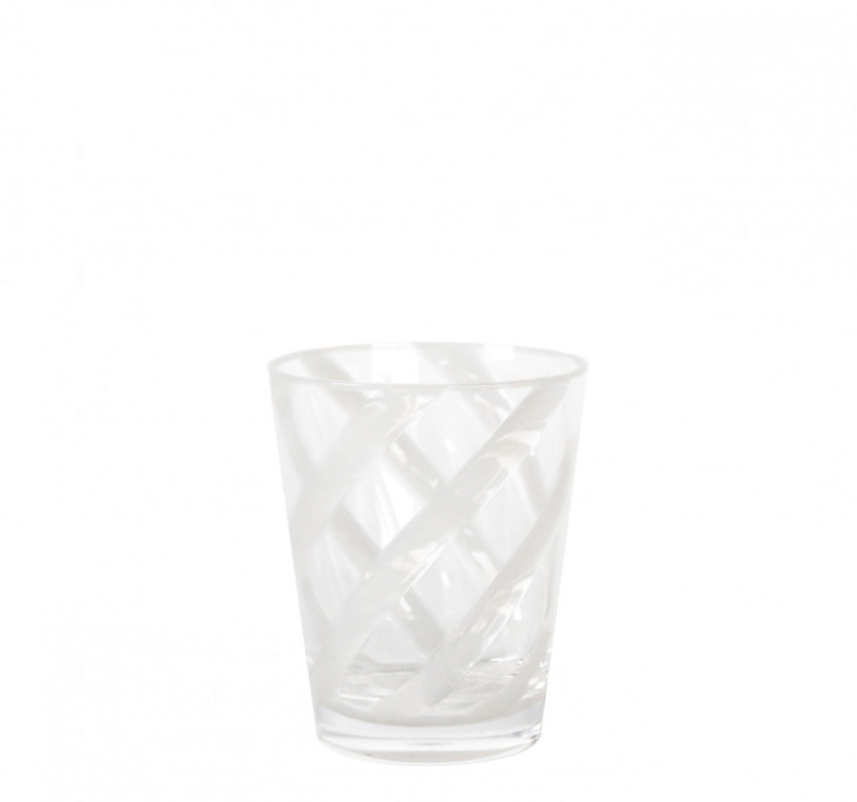 Bicchiere in Metacrilato con Spirale Bianco Set 6pz