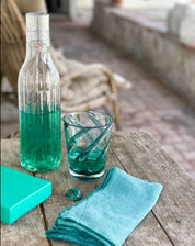 Bicchiere in Metacrilato con Spirale Turchese Set 6pz