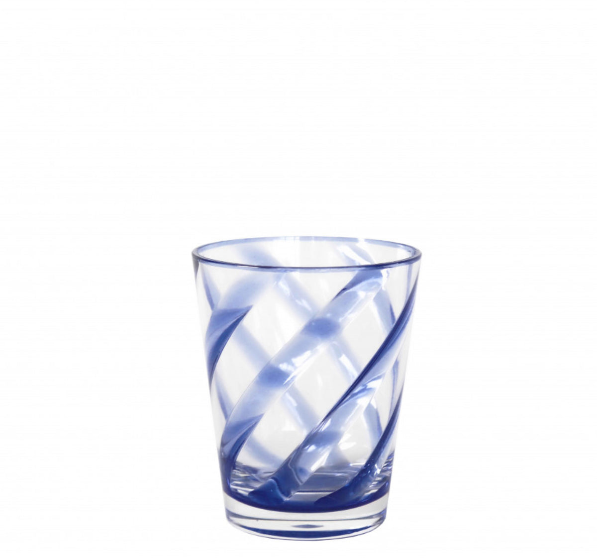 Bicchiere in Metacrilato con Spirale Blu Set 6pz