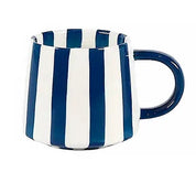 Mug Righe Blu e righe beige