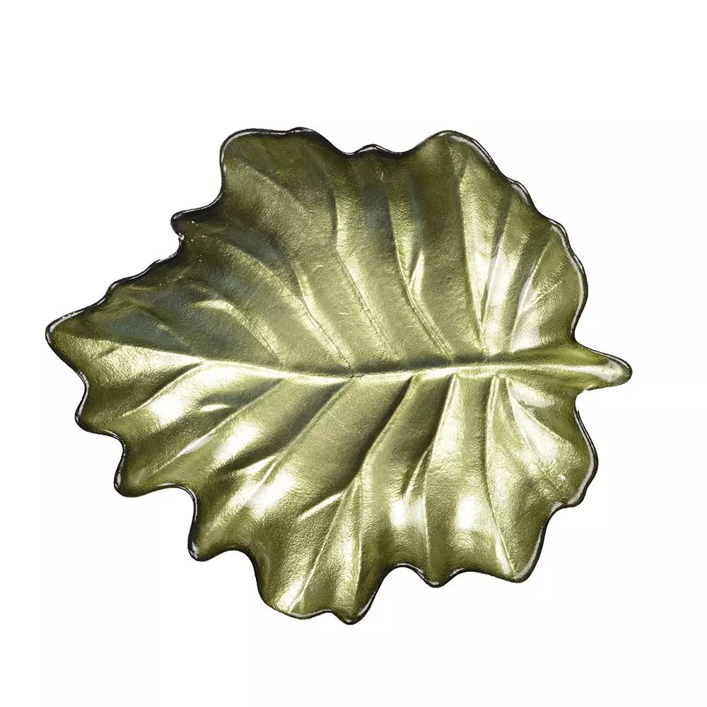 Piatto Foglia Verde