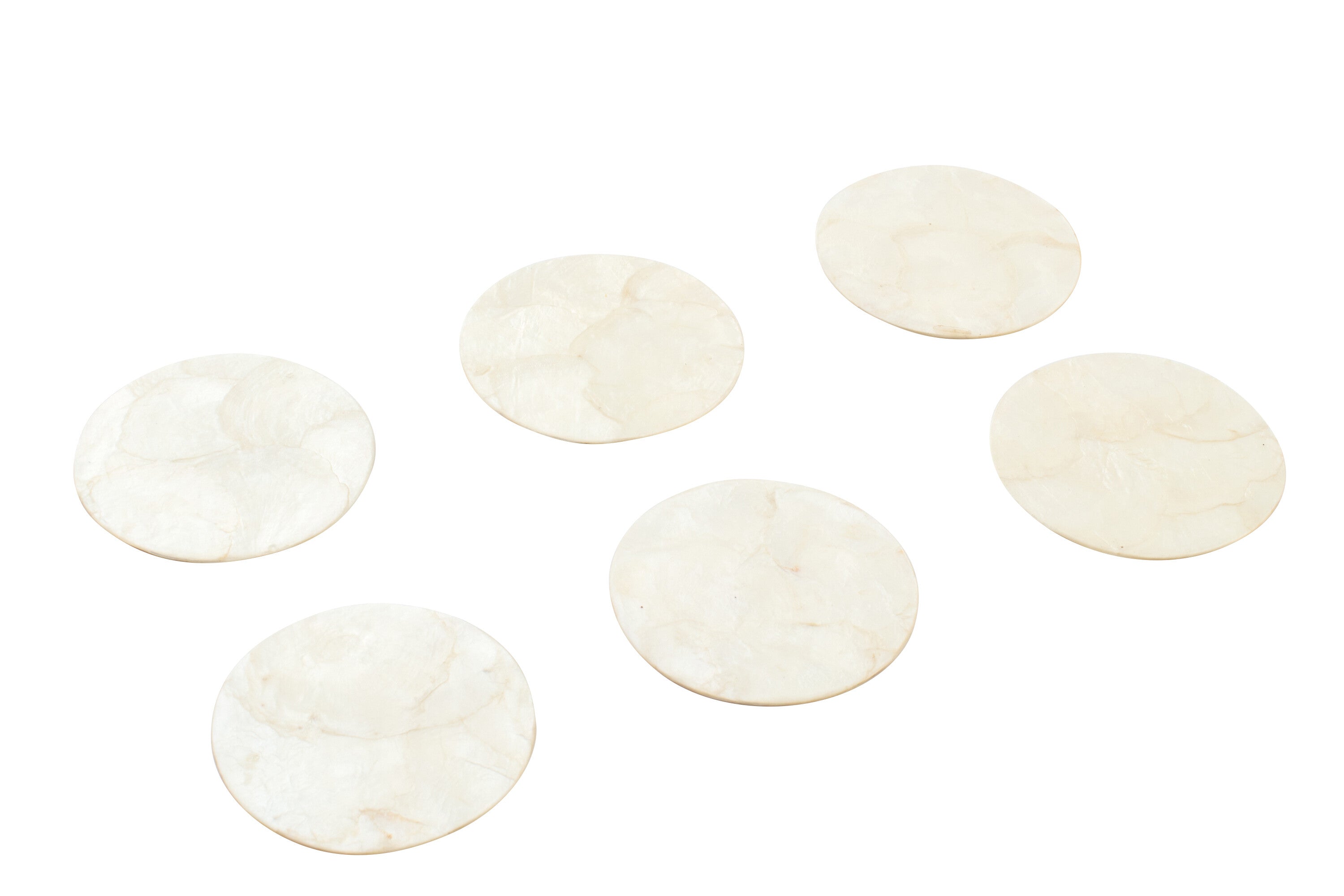 Sottobicchieri stile madreperla (6pz)