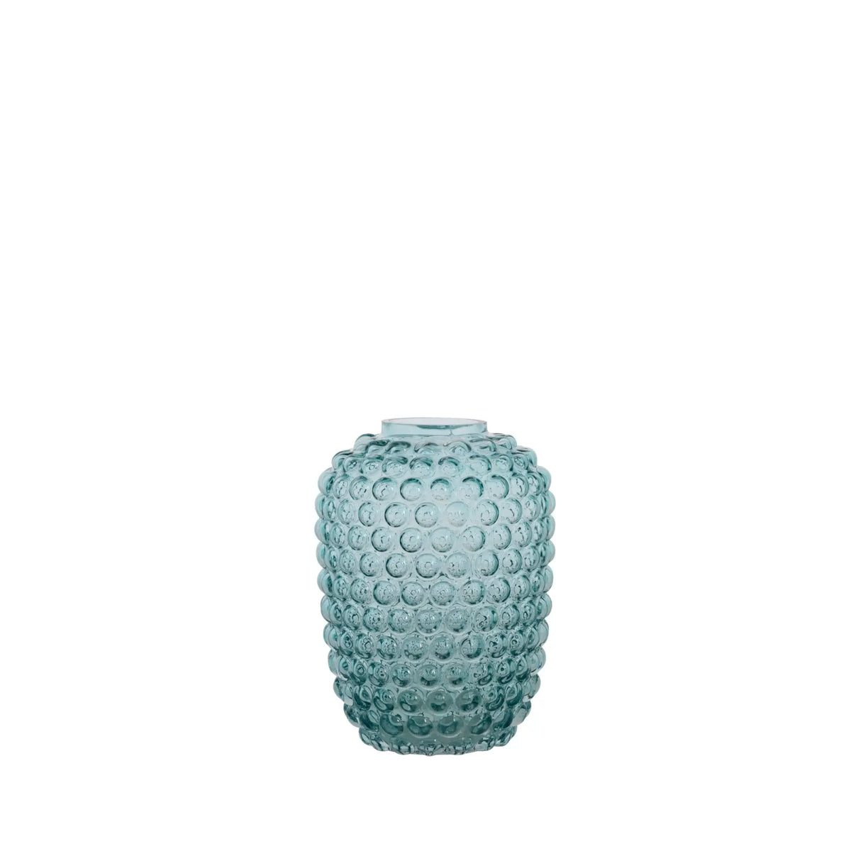 Vaso Bolle Azzurro in vetro soffiato