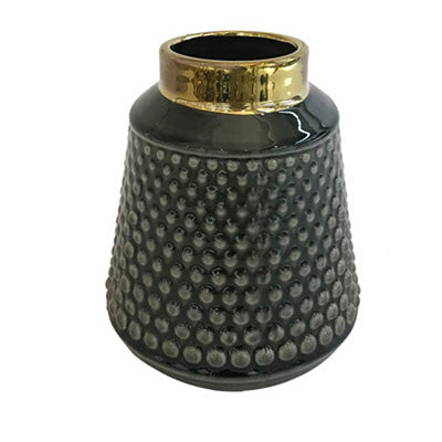 Vaso grande Grigio e Oro