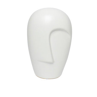 Vaso volto bianco piccolo
