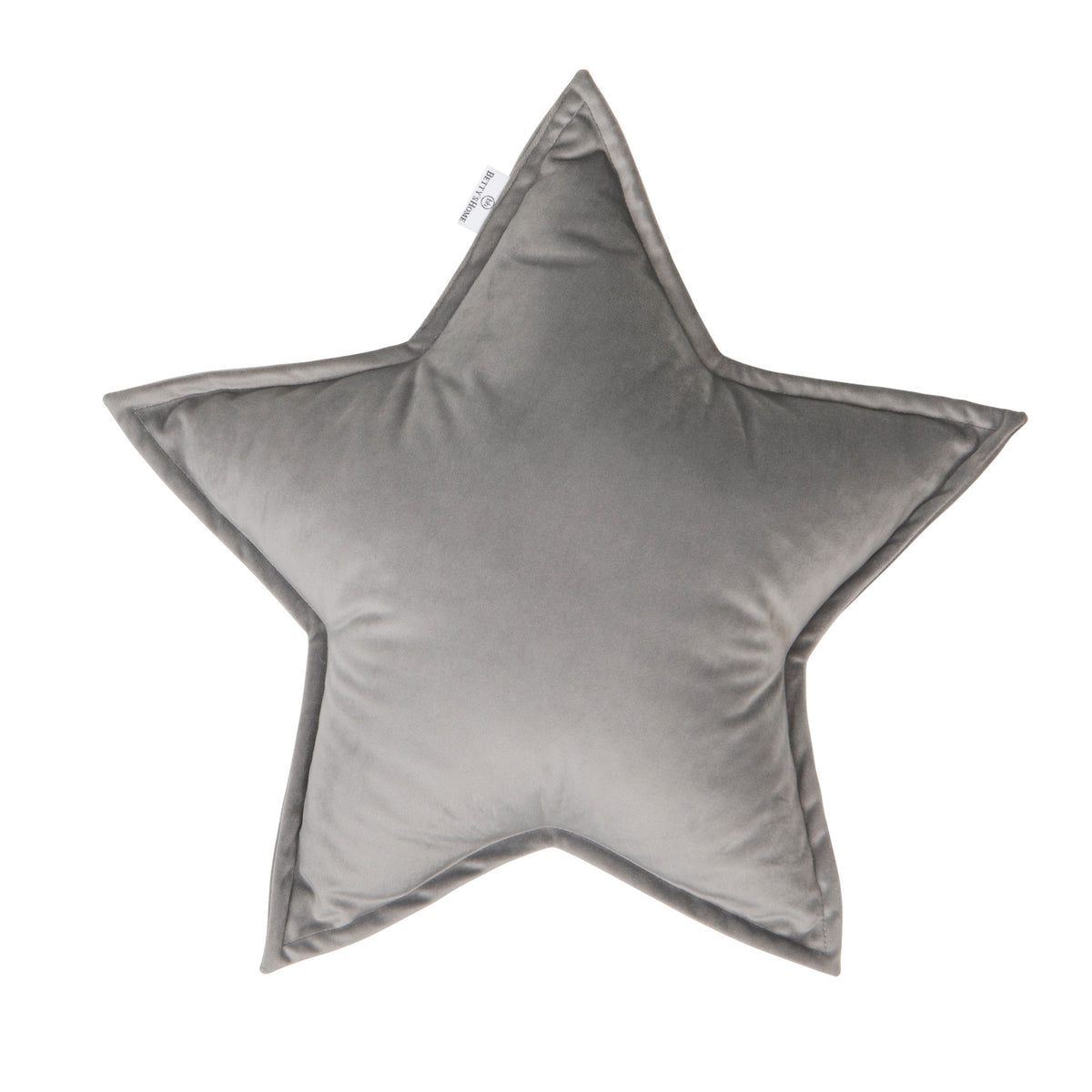 Cuscino Stella Velluto Grigio